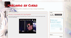 Desktop Screenshot of hablandoencuero.com