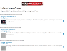 Tablet Screenshot of hablandoencuero.com